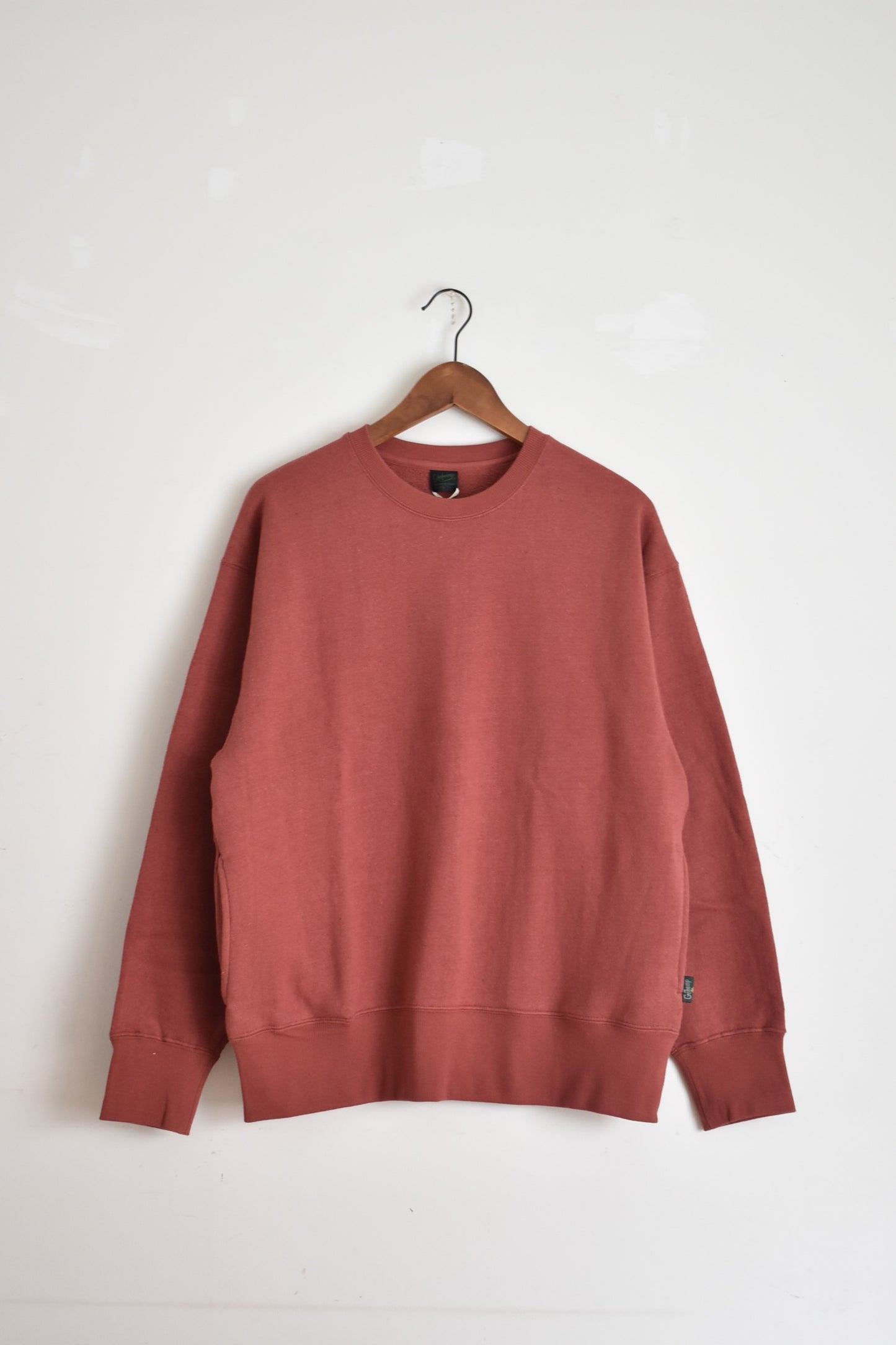 「GOHEMP」hemp crew sweat -rose wood-
