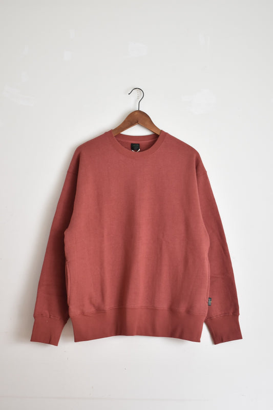 「GOHEMP」hemp crew sweat -rose wood-