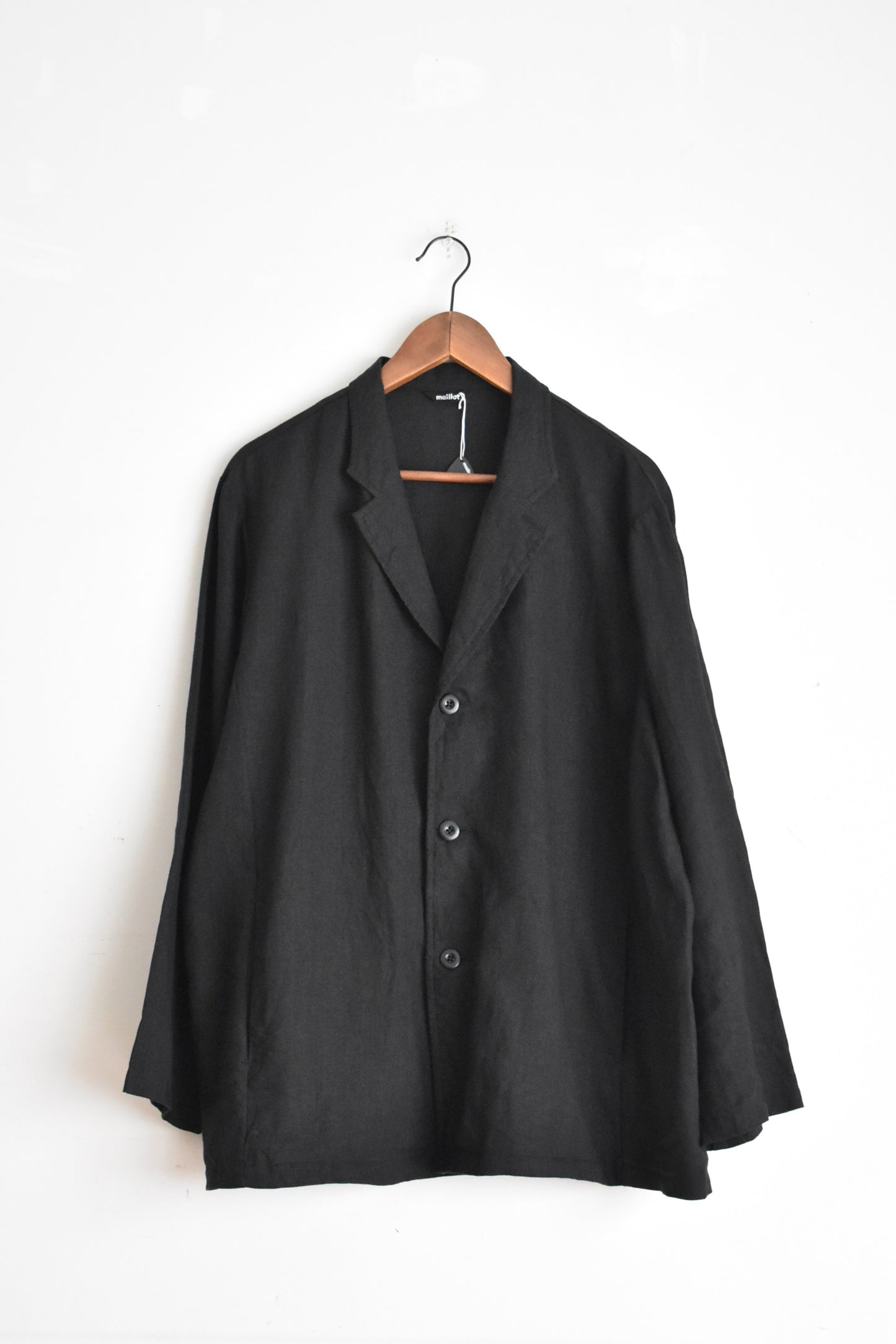 「maillot」mature canvas linen tailor shirt