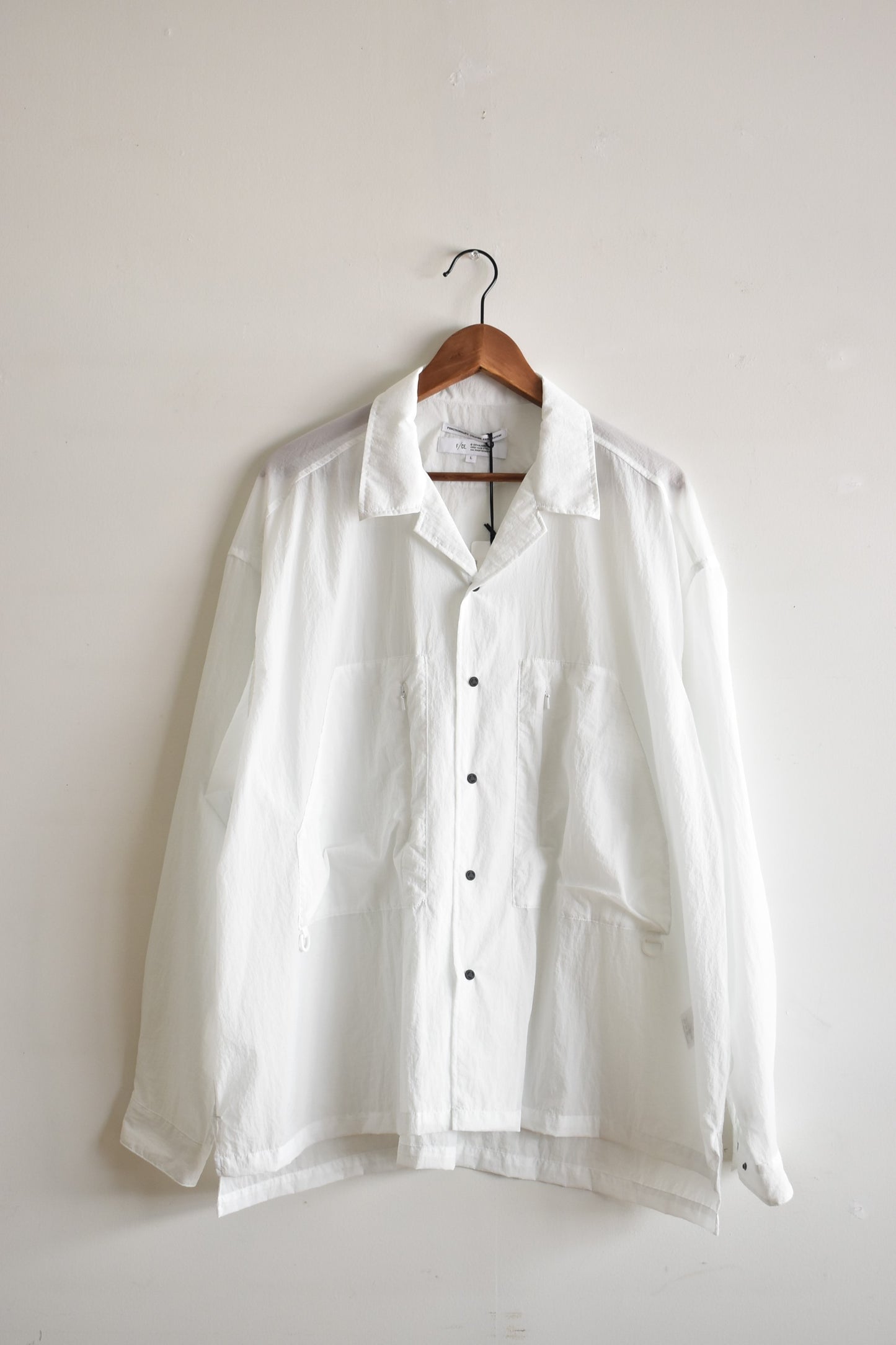 「F/CE.」lightweight micro shirts -white-