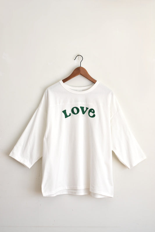 「HAVE A GRATEFUL DAY」football T -white-