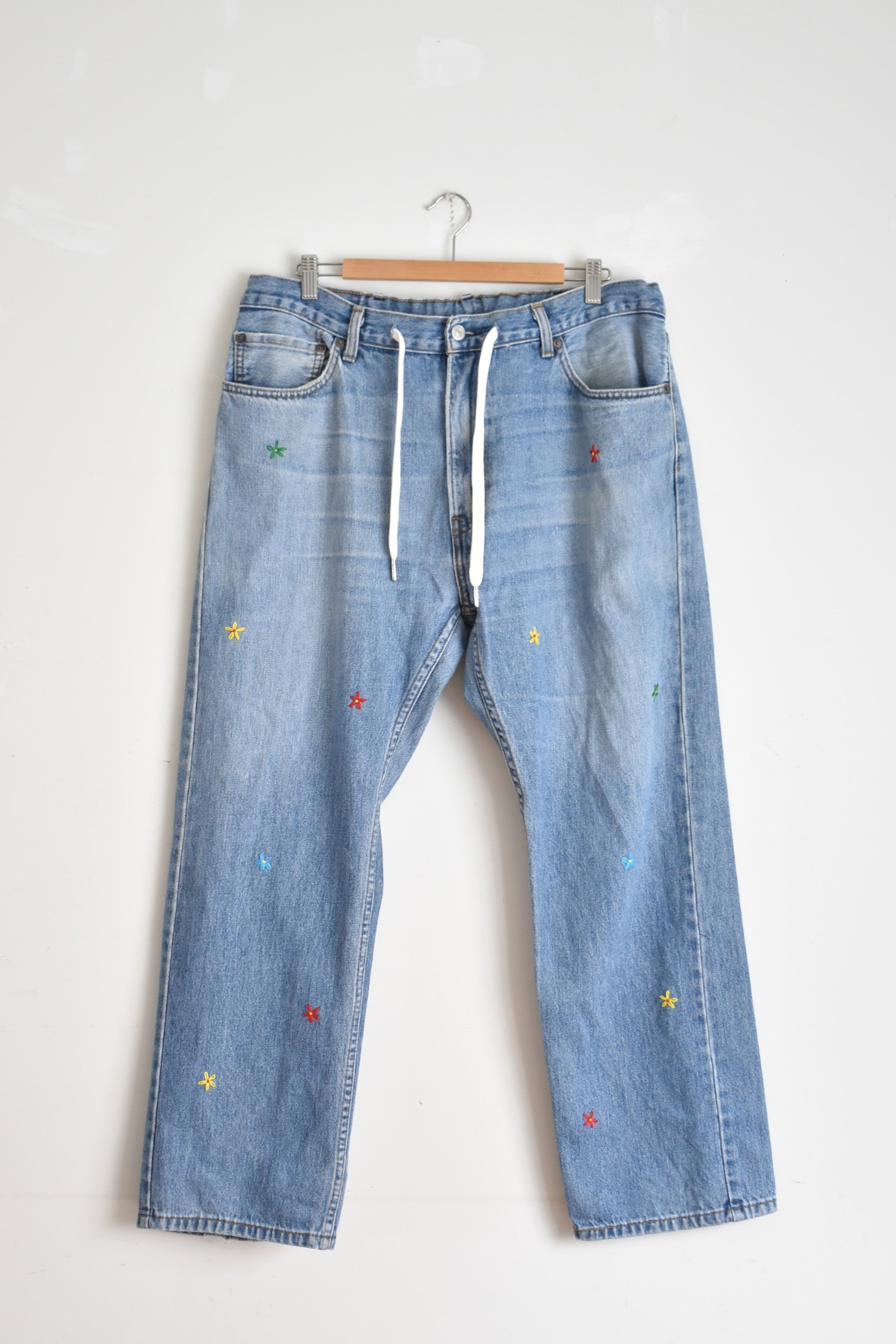 Mr.remakeman」flower embroidery denim #4 – 【セレクトブランド通販