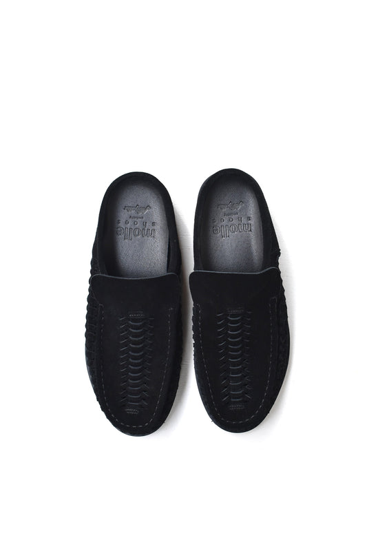 「molle shoes × nasngwam」purhepecha slide -black-