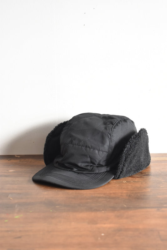 「TAION」military reversible warm cap -black-