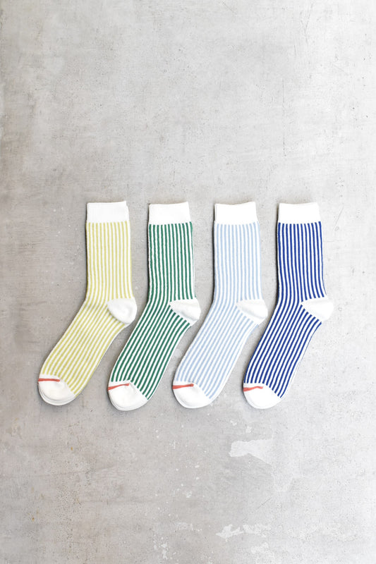 「ROTOTO」vertical stripe socks