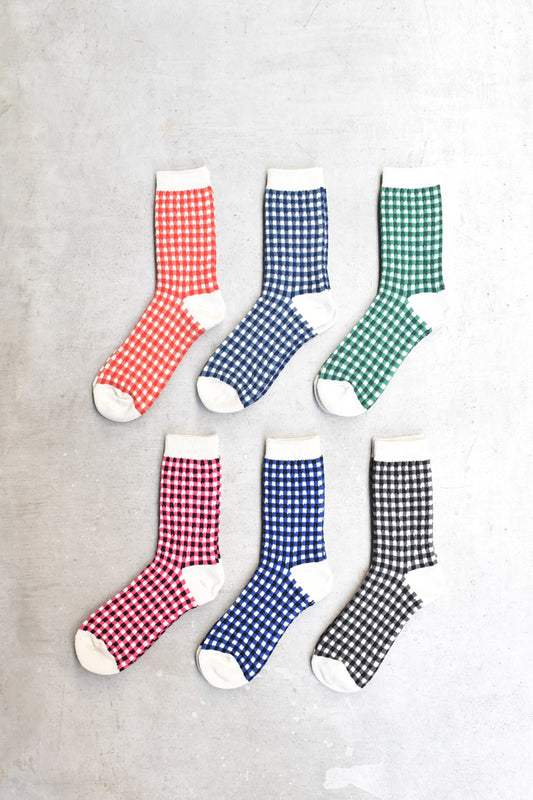 「ROTOTO」gingham check socks