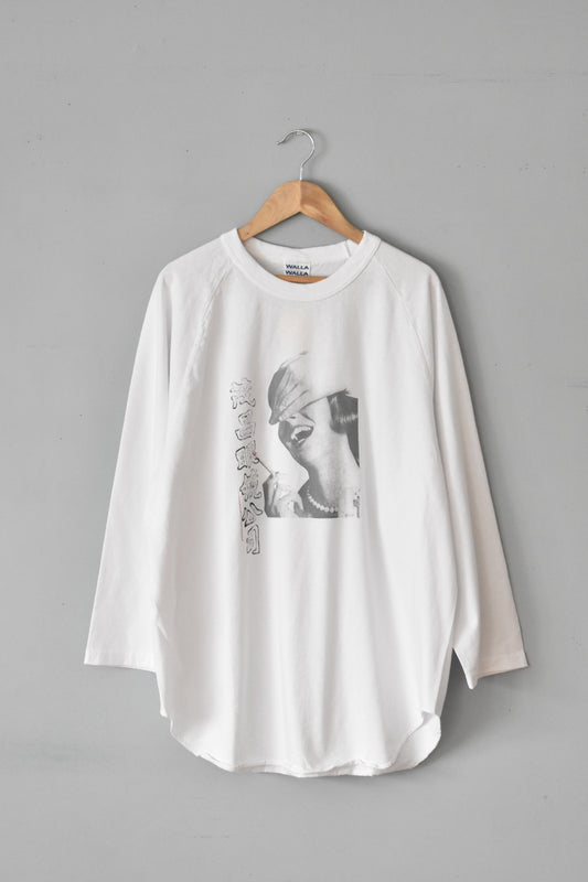 「One Handred」3/4 baseball Tee