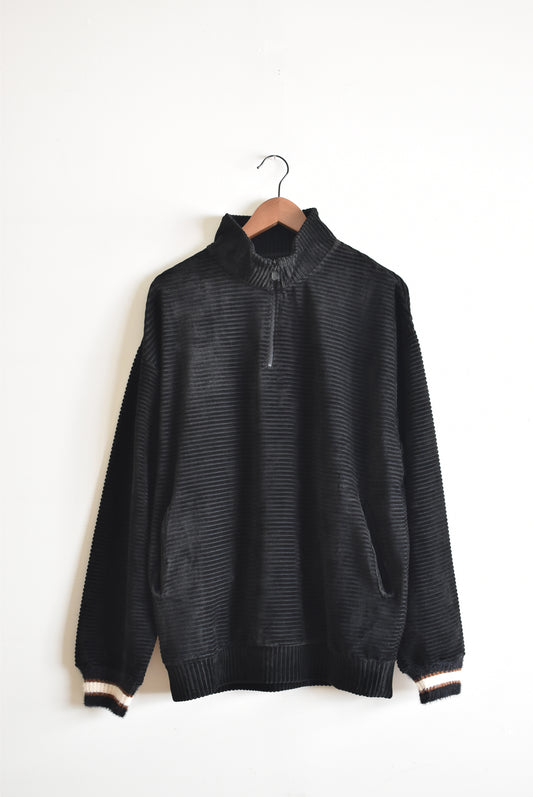 「QUOLT」sewee pullover -black-