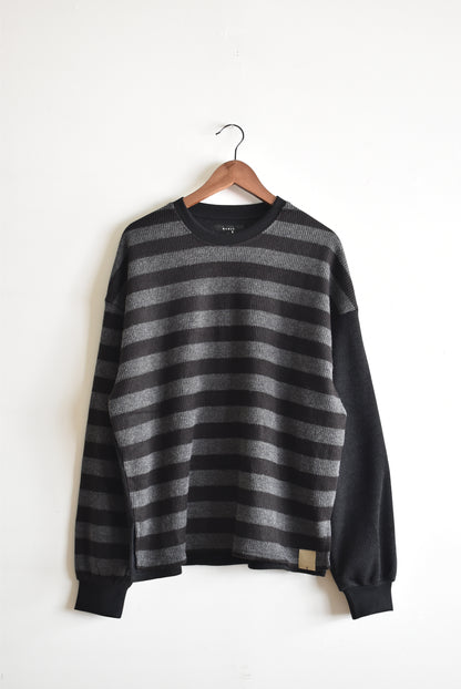 「QUOLT」half border knit