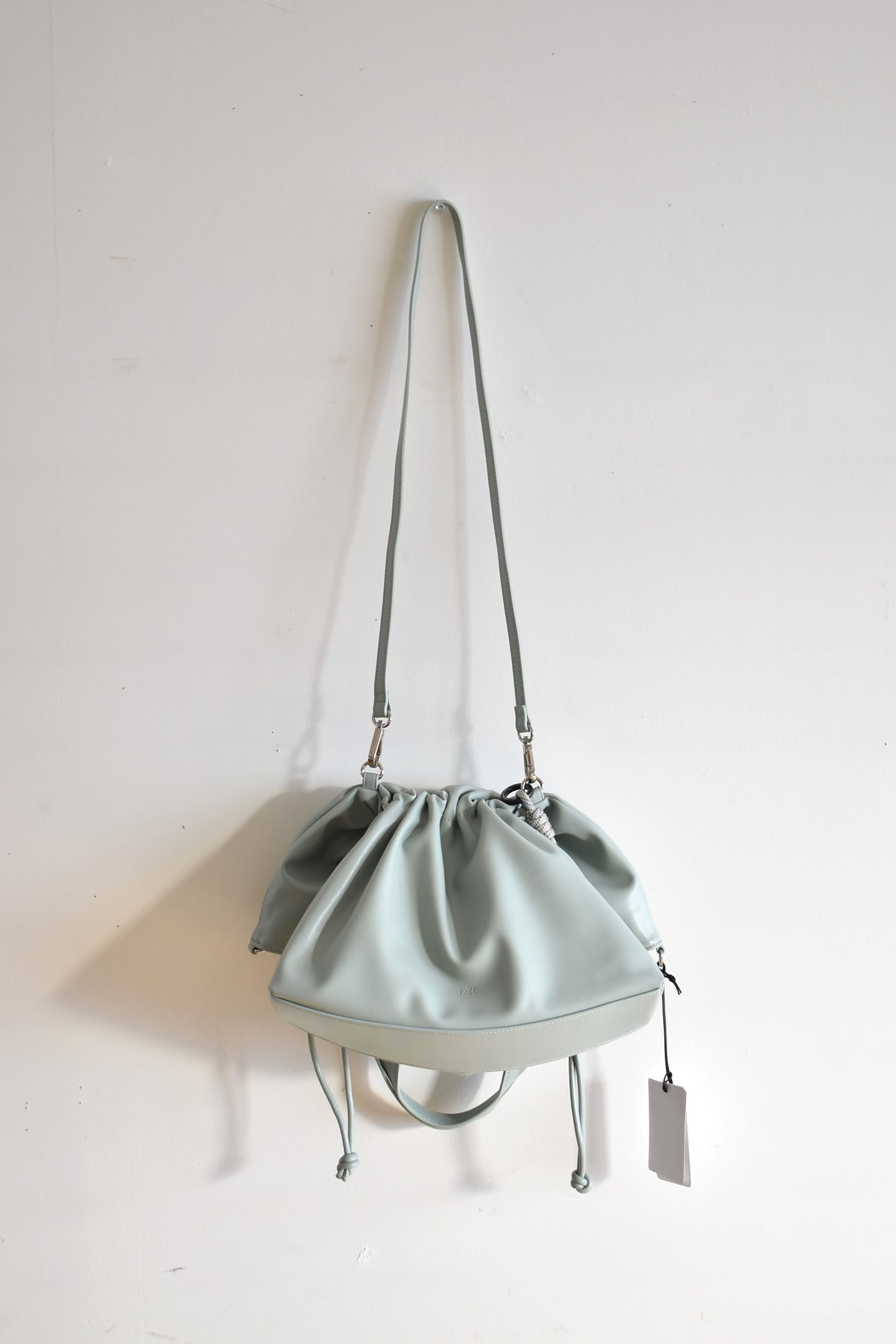 「F/CE.」tech leather 2way tote -mint green-