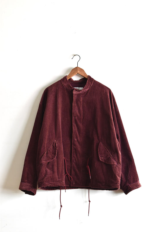 「roundabout」corduroy stand collar blouson -bourdeax-