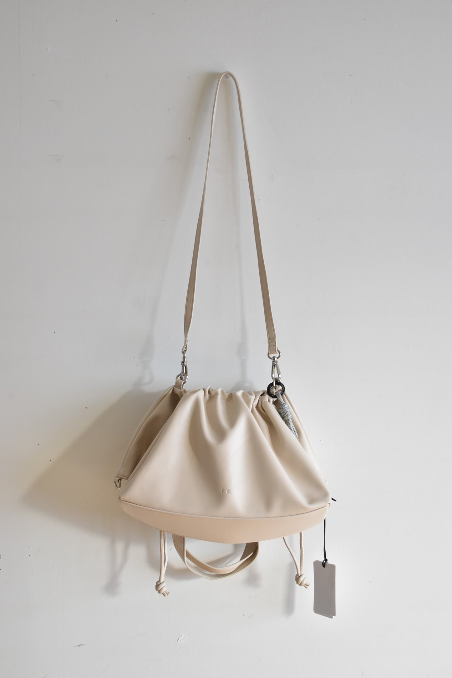 「F/CE.」tech leather 2way tote -ivory-