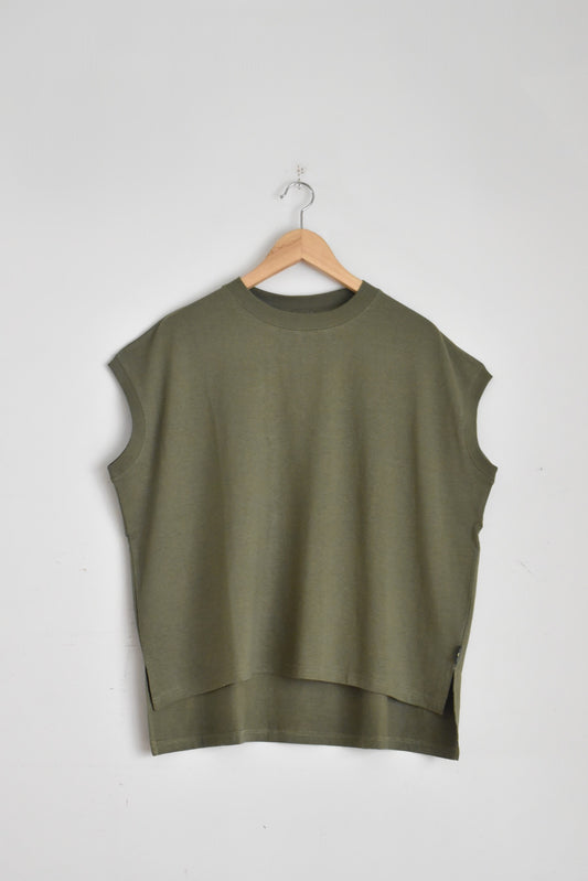 「GOHEMP」honey sleeve les Tee -olive drab-