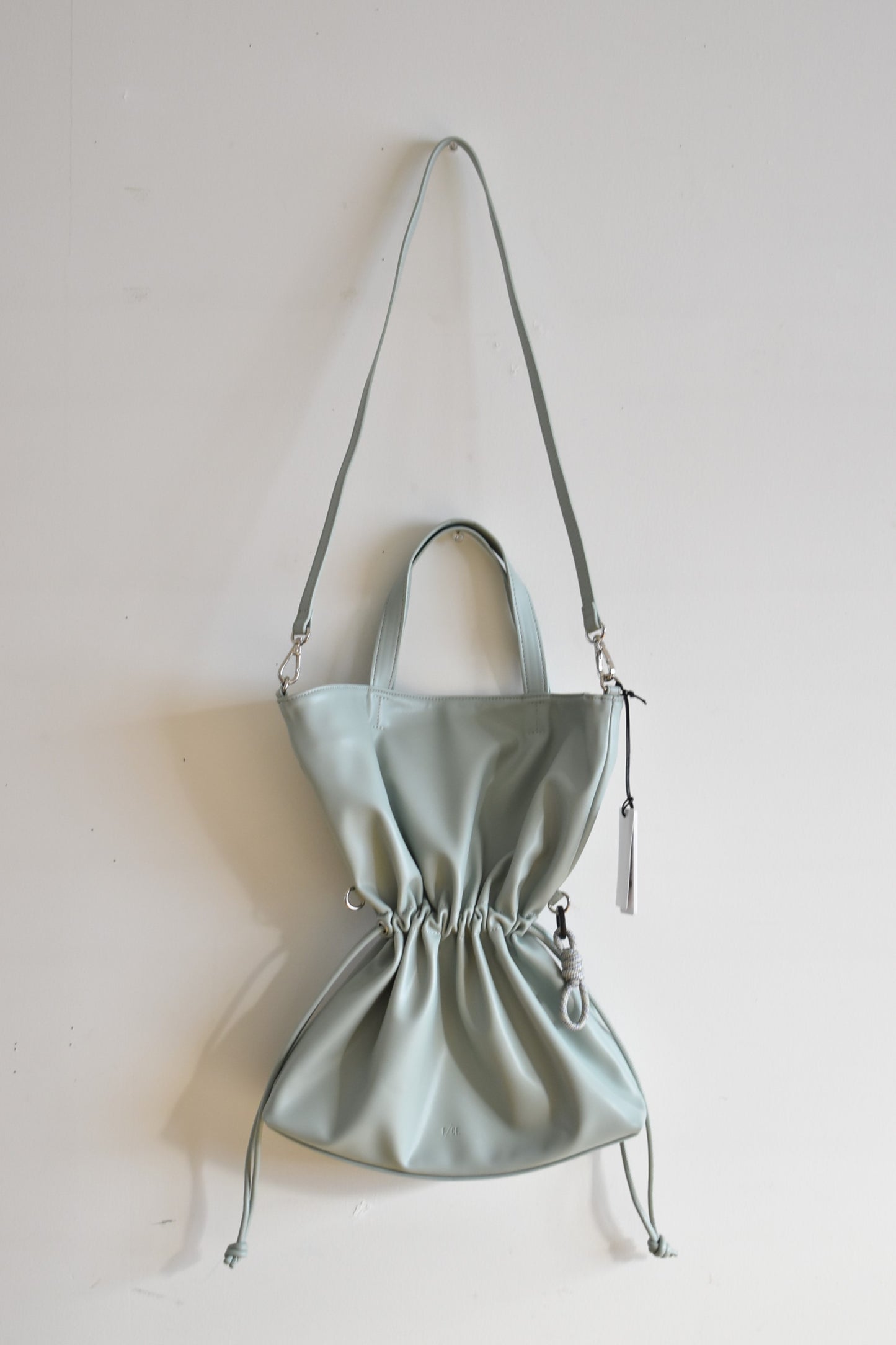 「F/CE.」tech leather 2way tote -mint green-