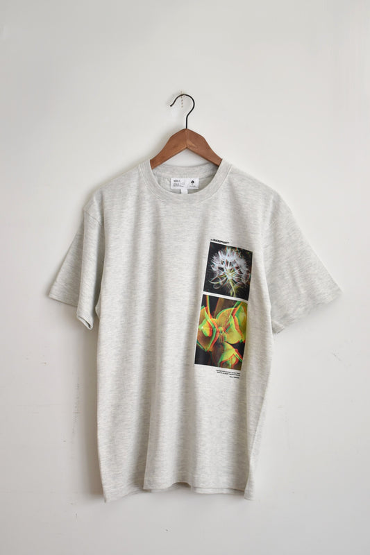 「QUOLT」3D seeds tee -oatmeal-