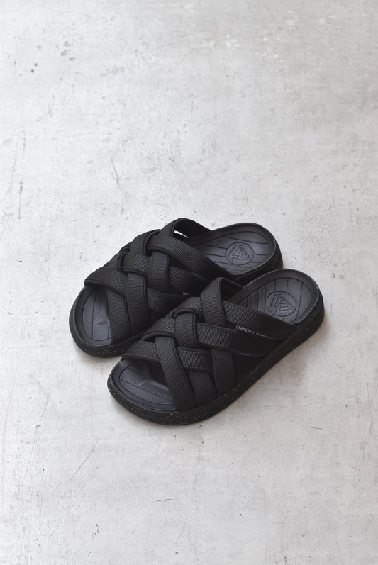 「MALIBU SANDALS」zuma lx recycled -black-