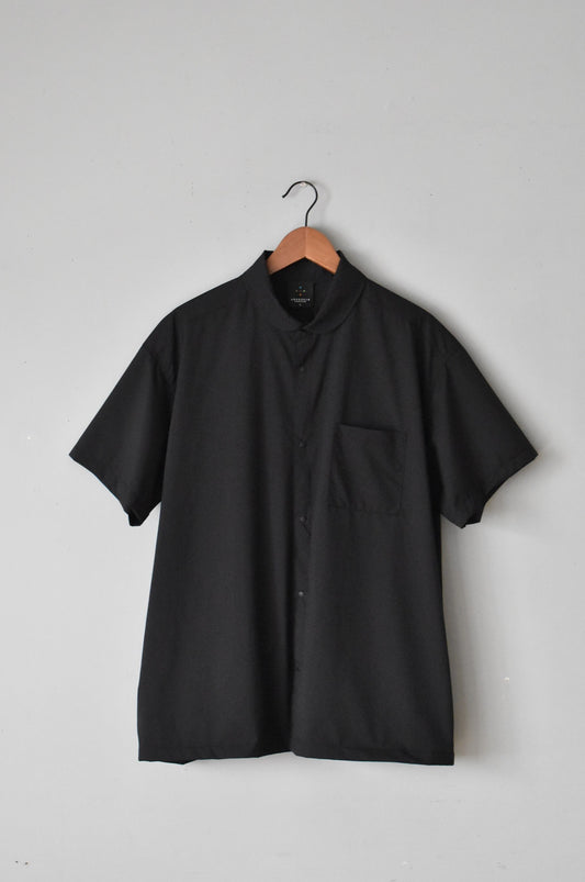 「axesquin modified」helium short sleeve shirt -balck-