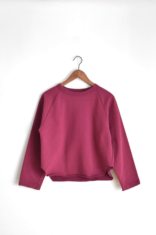 「walla walla sport」women's loose ball sweat -berry pink-