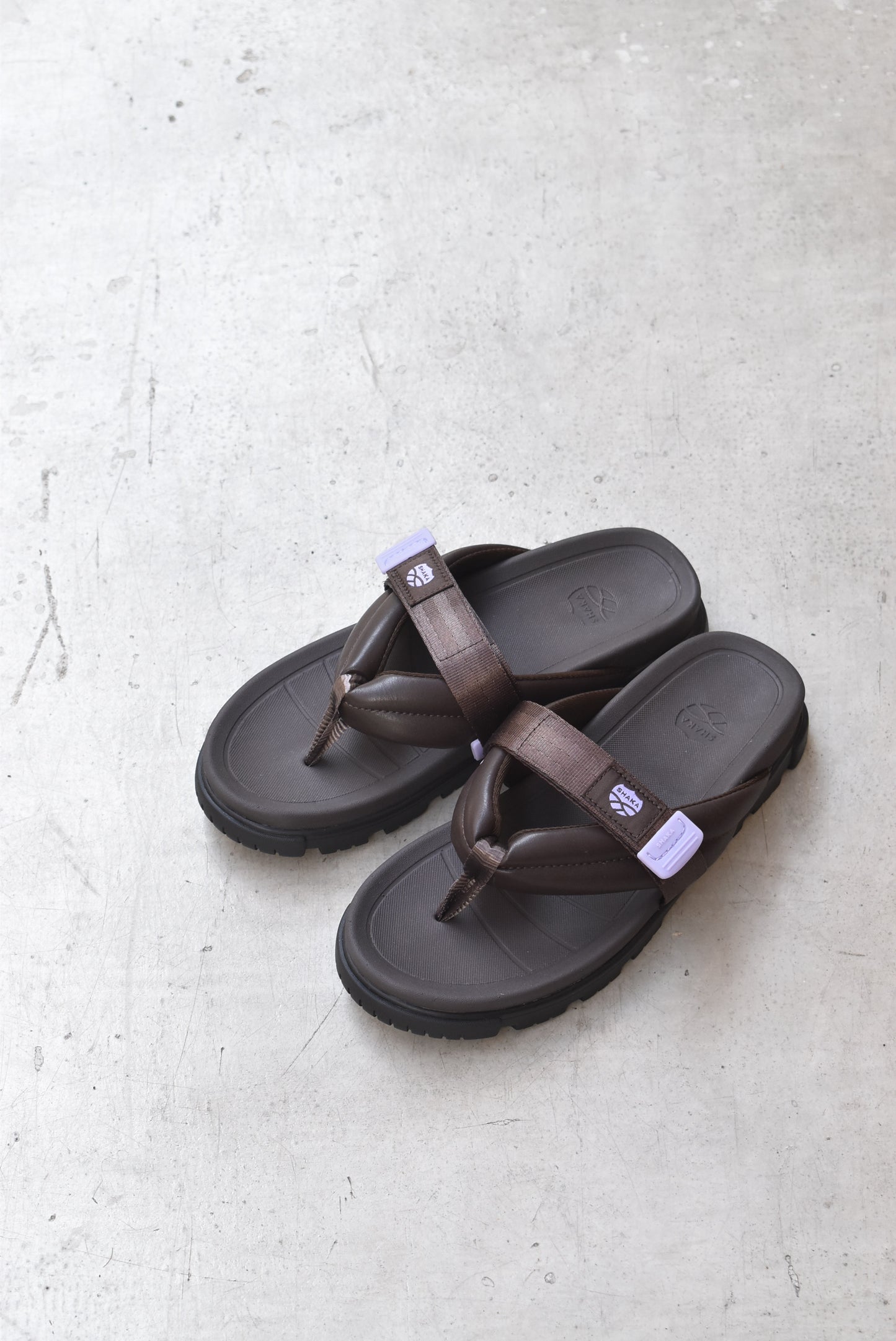 「SHAKA」camp bay para BF -brown/purple-