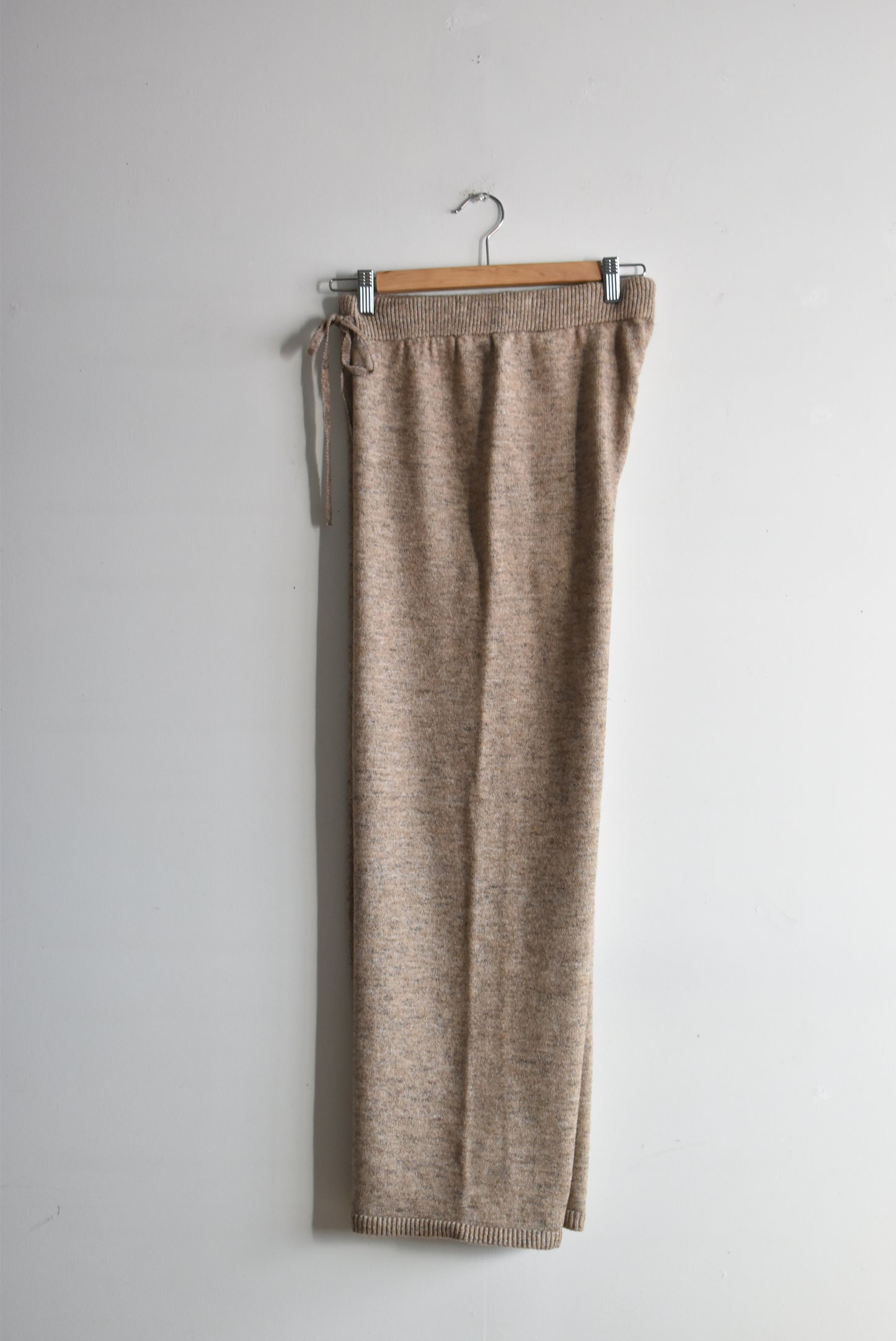 「hunch」straight knit pants -brown-