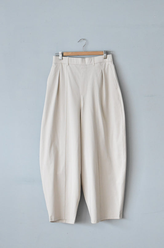 「hunch」cool-touch jersey cocoon trousers -ivory-