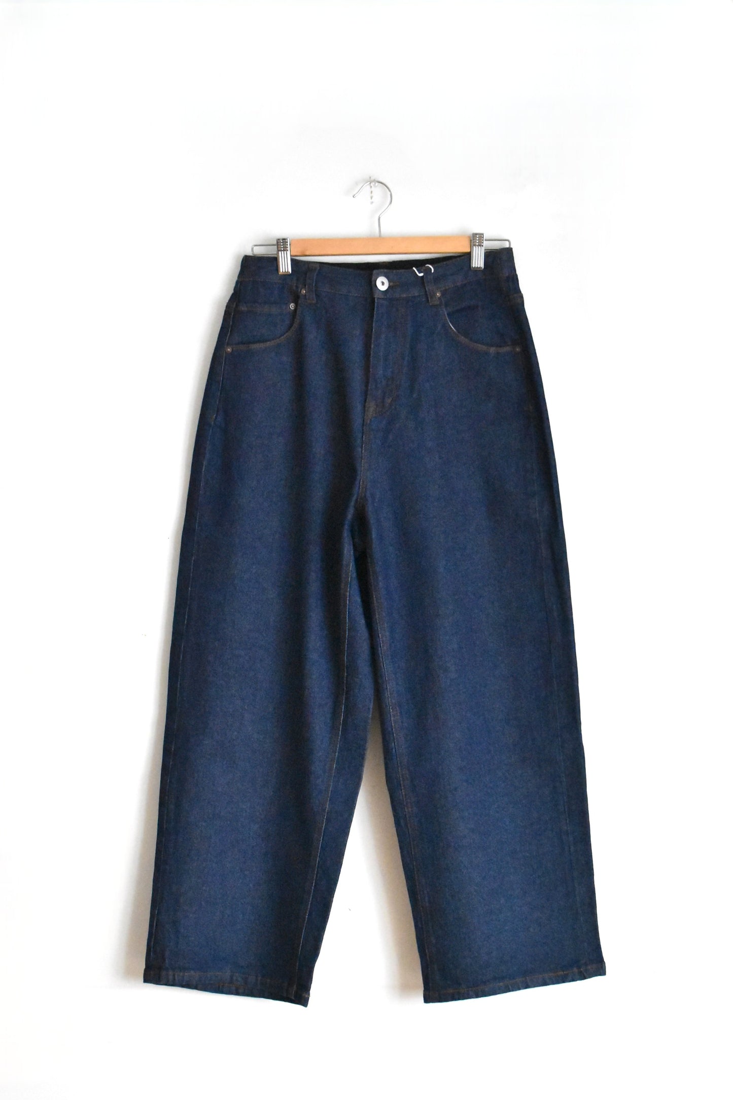 「noia」wide straight denim pants