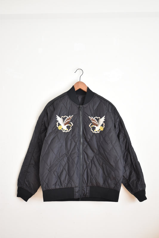 「TAION」reversible "SKAJAN" down jacket -鷹/龍-