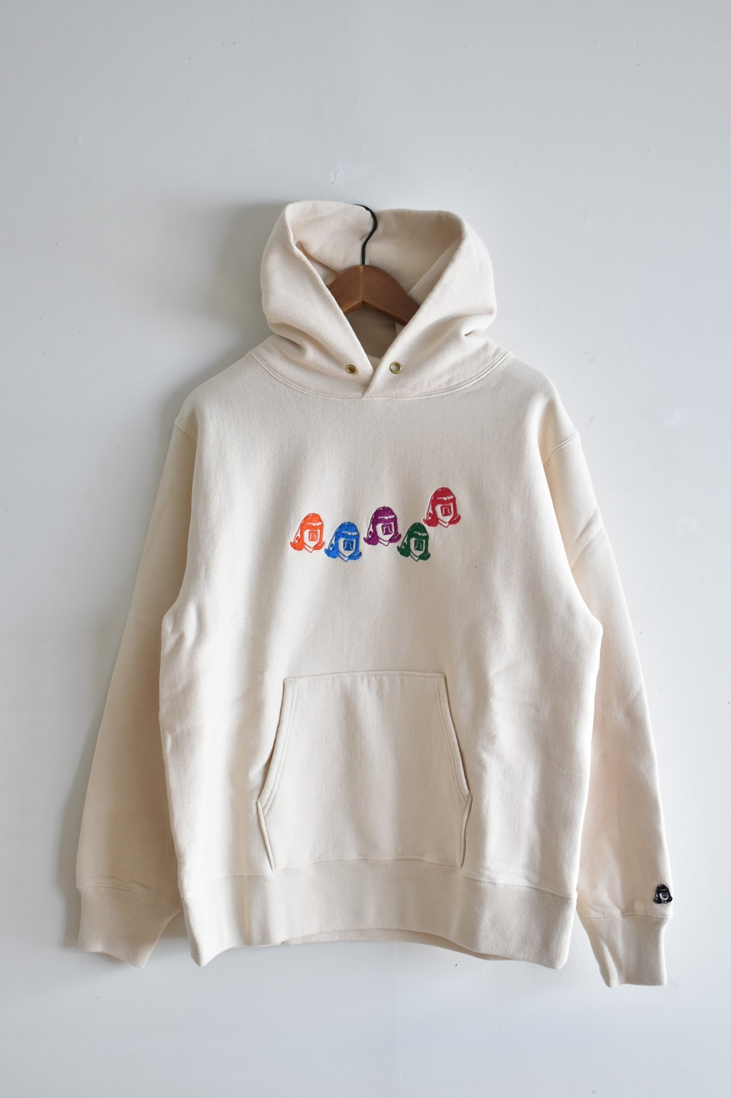 「TACOMA FUJI RECORDS」multi logo emb. hoodie