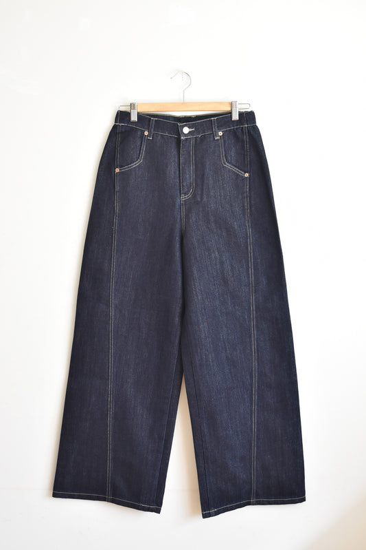 「hunch」denim wide pants -one wash-