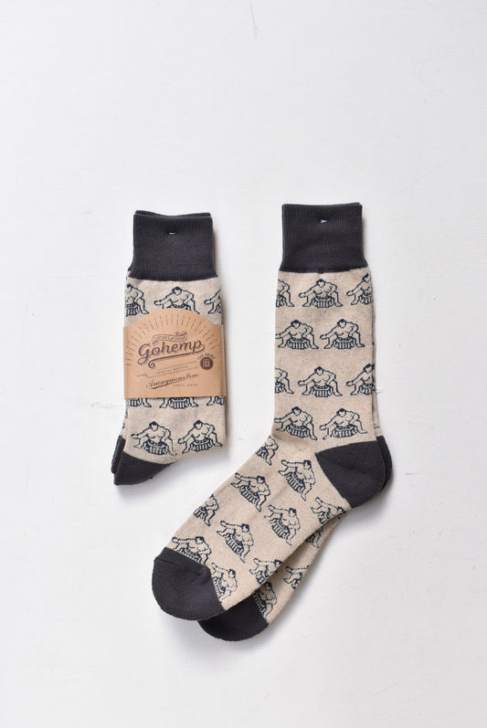 「GOHEMP」japonism clew socks