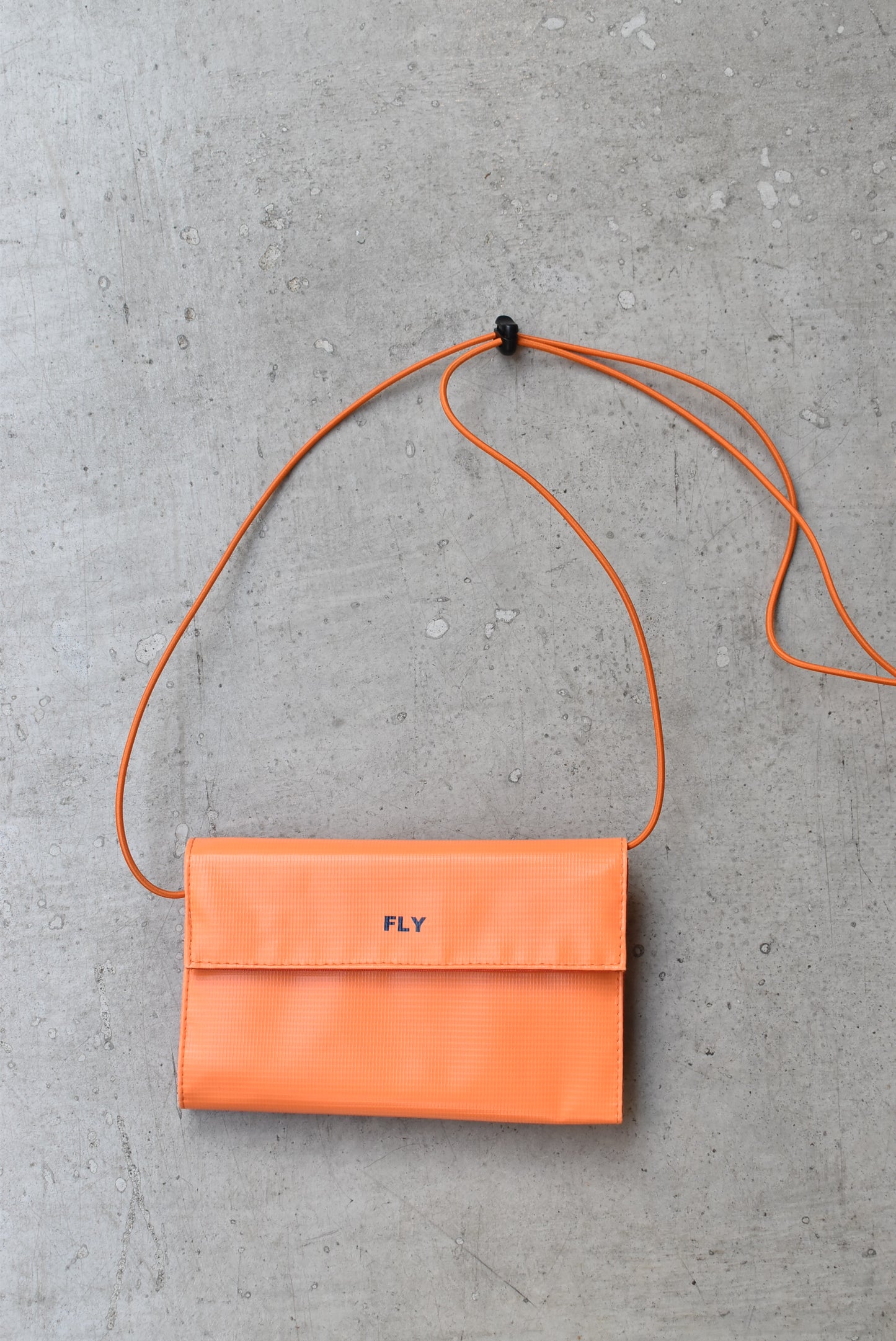 「1/2 HALF」 ”FLY" tarpolin long multi wallet -orange-