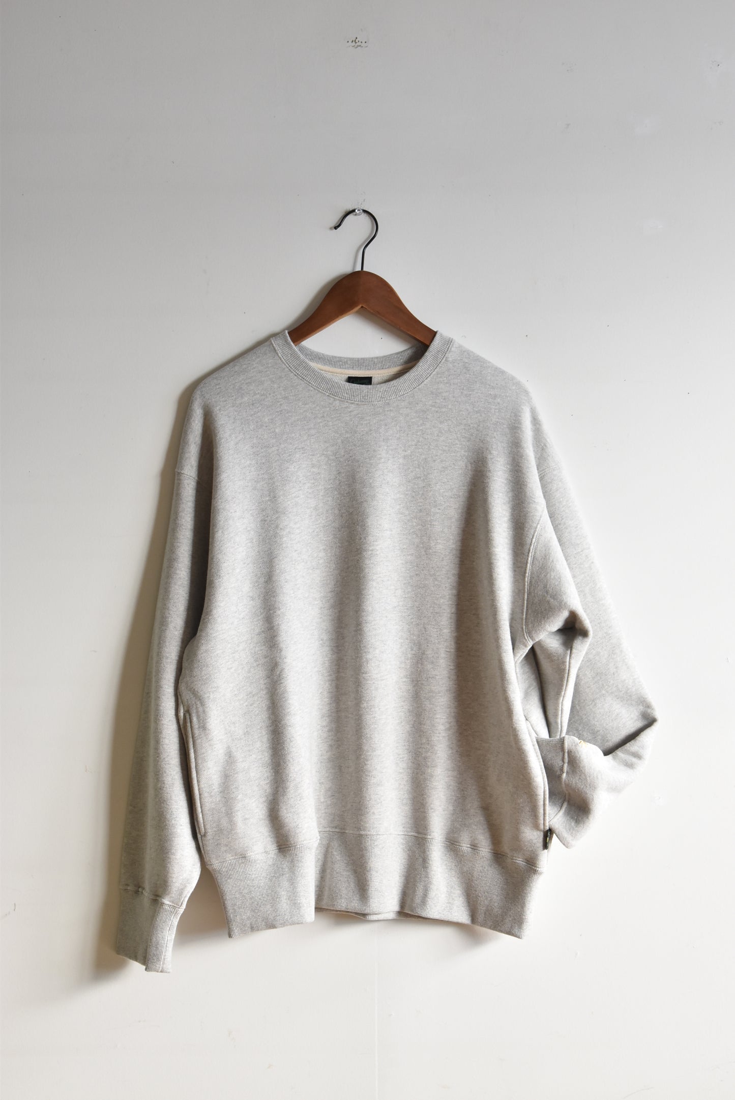 「GOHEMP」hemp crew sweat -ash heather-