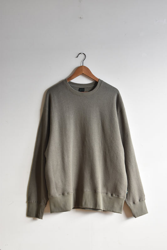 「GOHEMP」hemp crew sweat -olive branch-