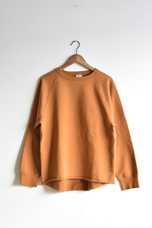 「walla walla sport」13oz crew sweat shirt -tobacco-