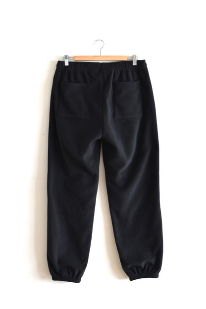 「axesquin modified」retro fleece easy pants -black-