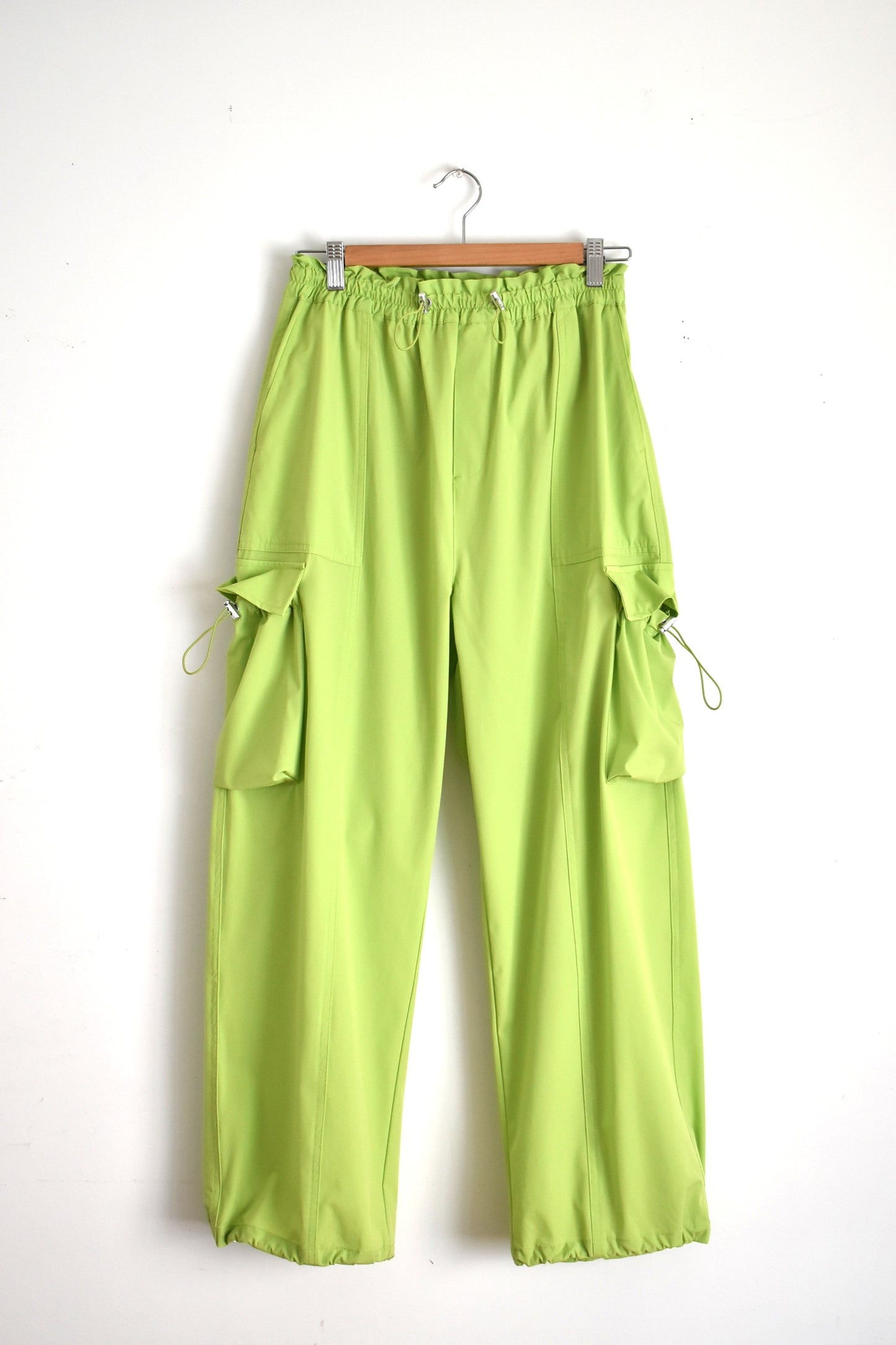 「hunch」parachute pants -lime-