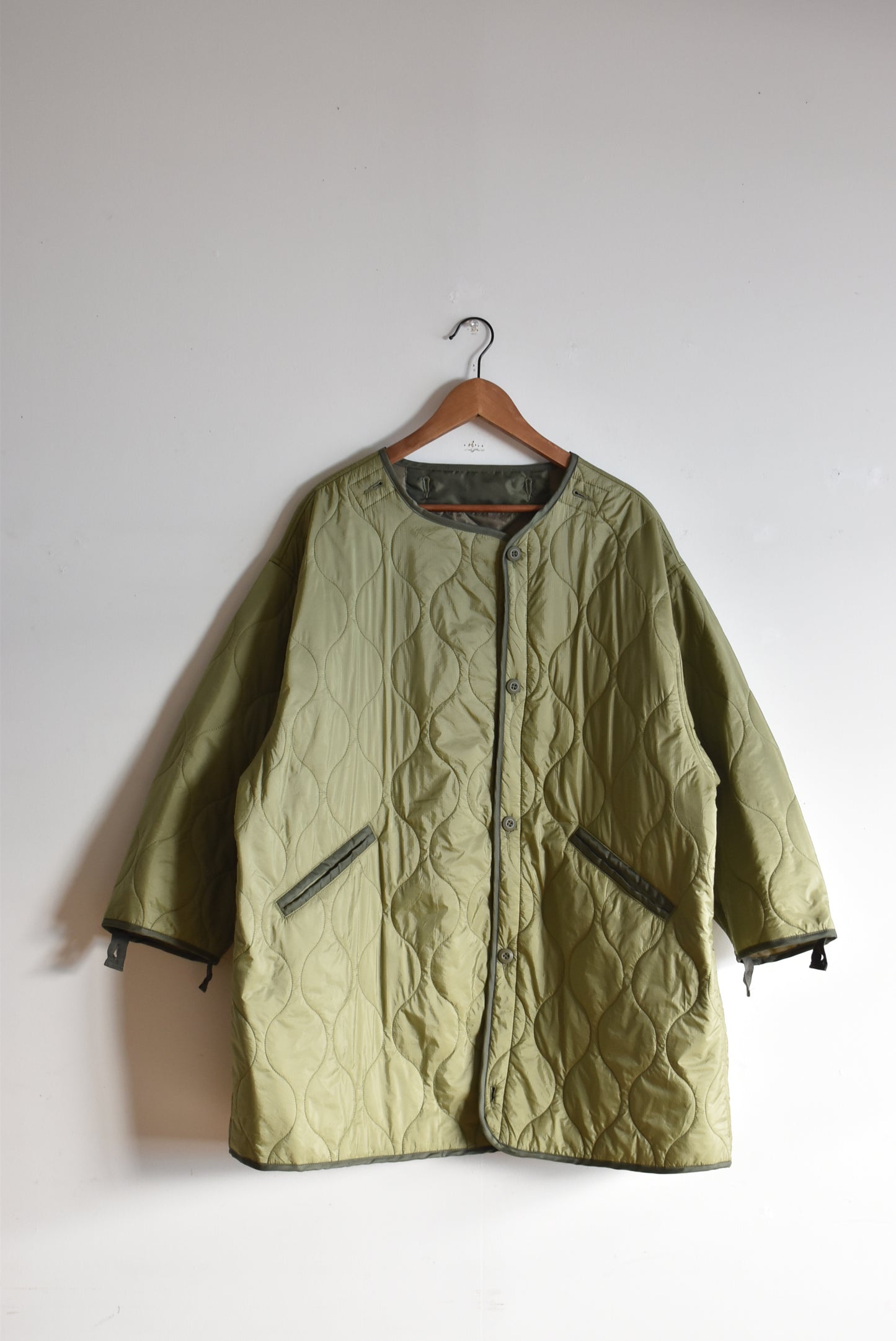 「noia」M65 type long coat -olive-