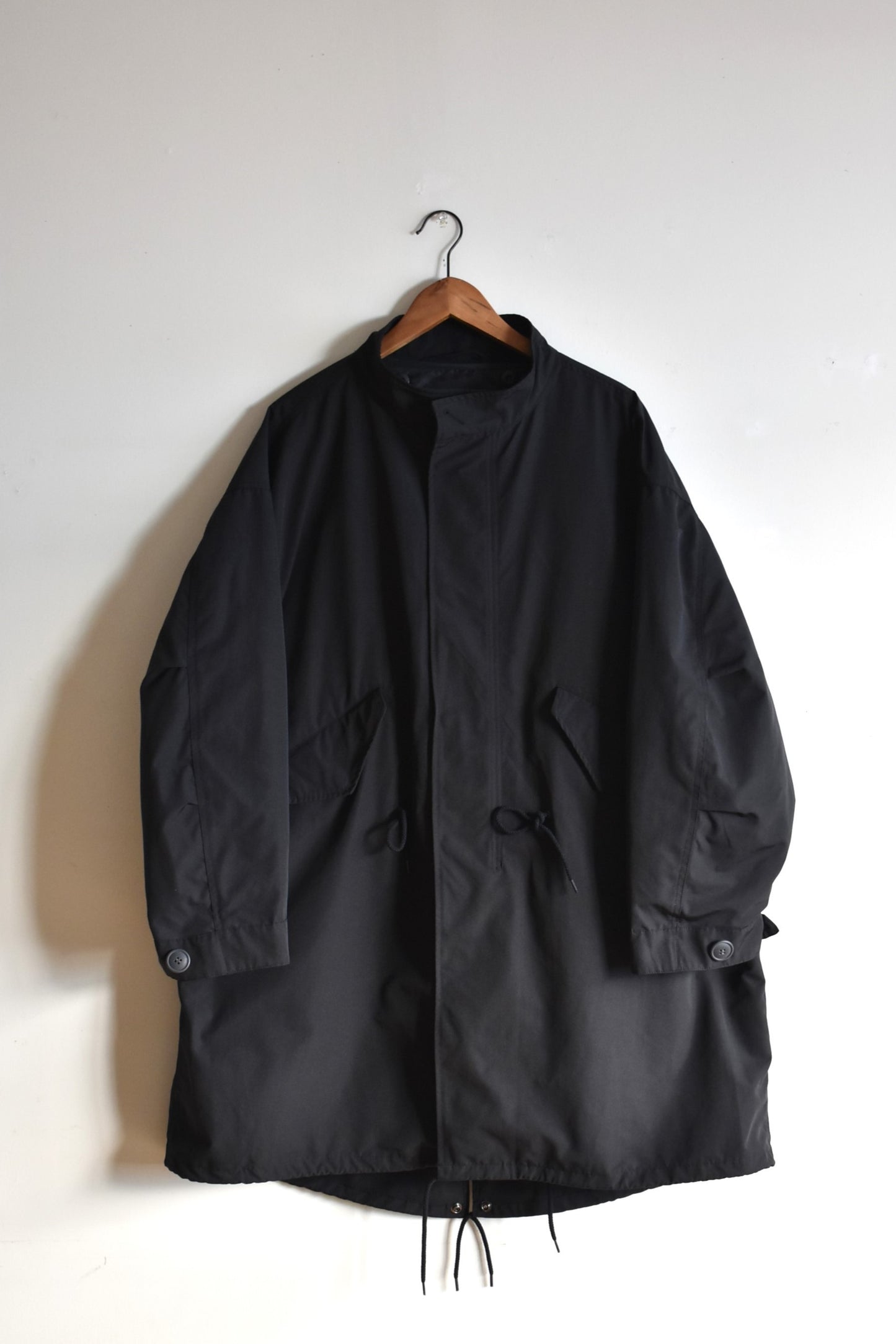 「noia」M65 type long coat -black-