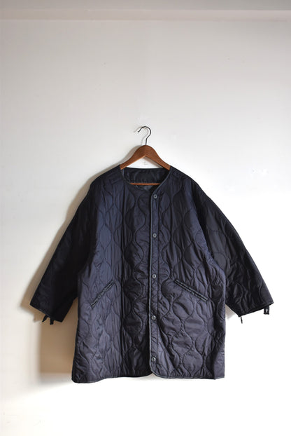 「noia」M65 type long coat -black-