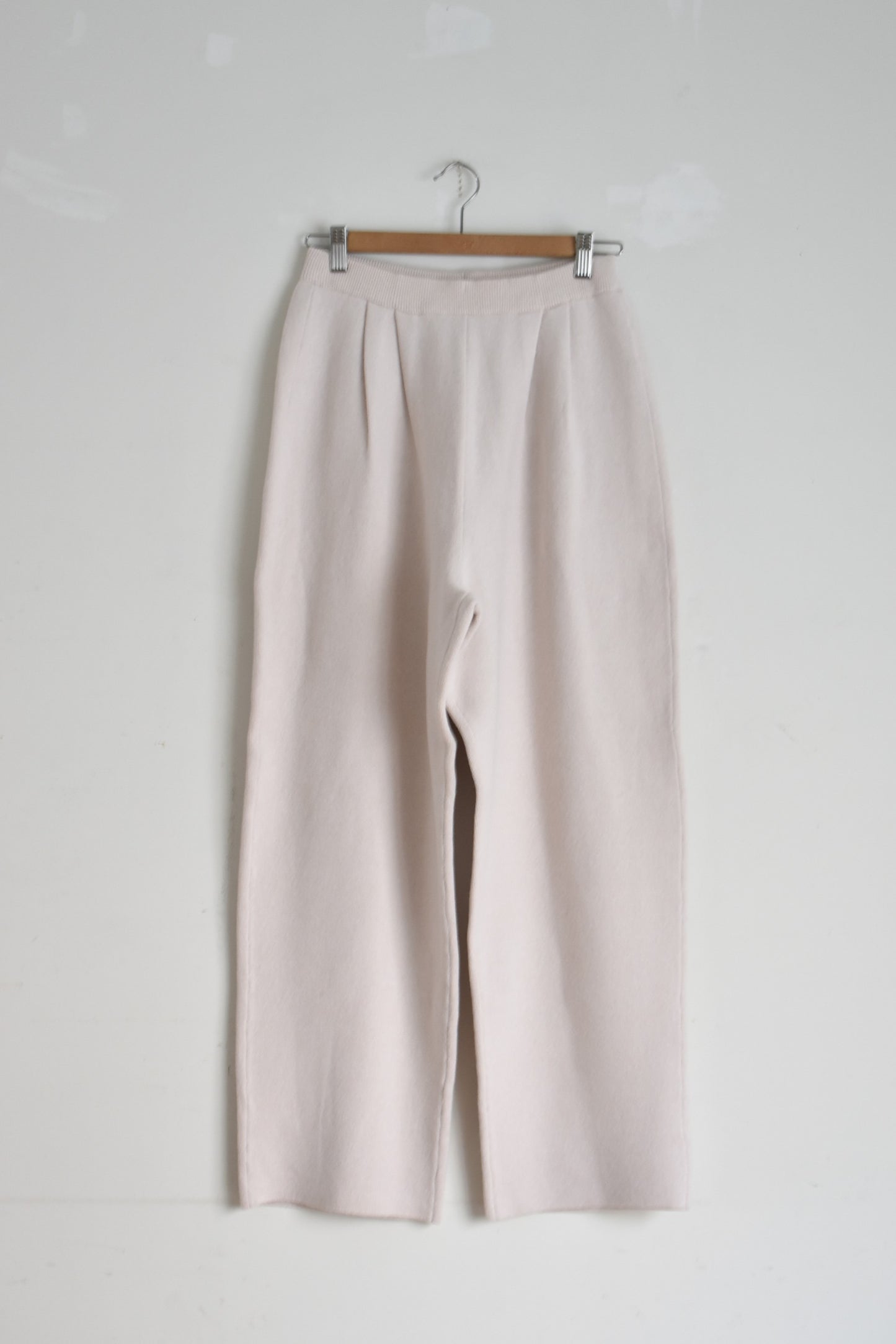 「hunch」knit wide pants -ivory-