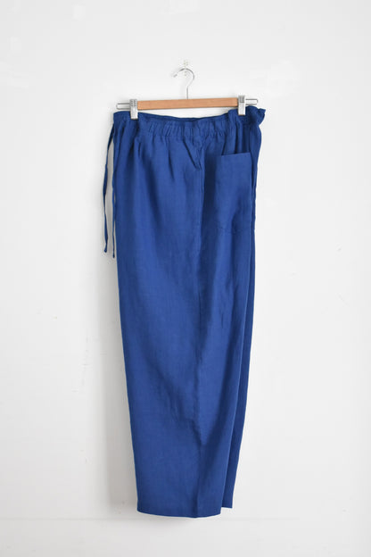 「GOHEMP」green hill pants hemp -brady blue-