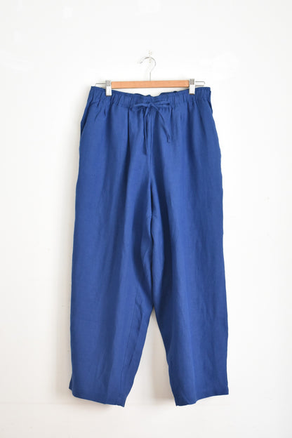 「GOHEMP」green hill pants hemp -brady blue-