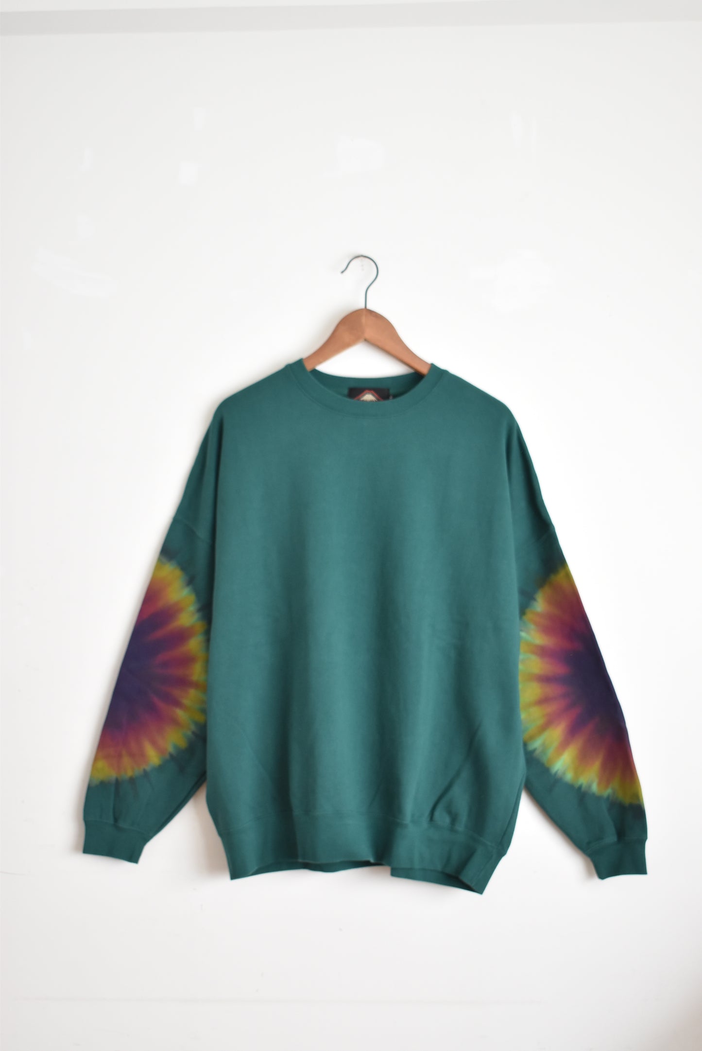 「javara」ELBOW wide sweat -green-