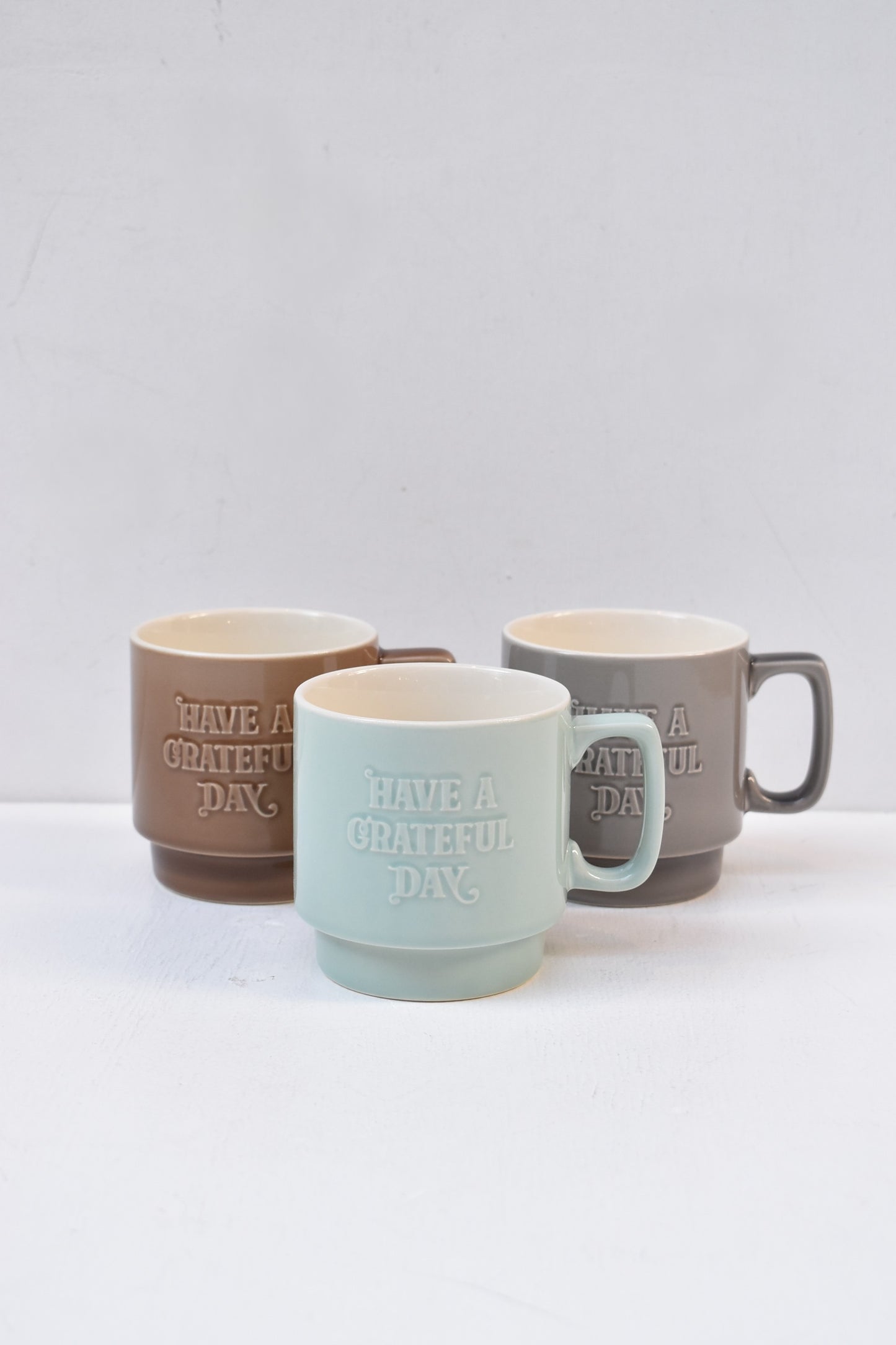 「HAVE A GRATEFUL DAY」vintage mug cup