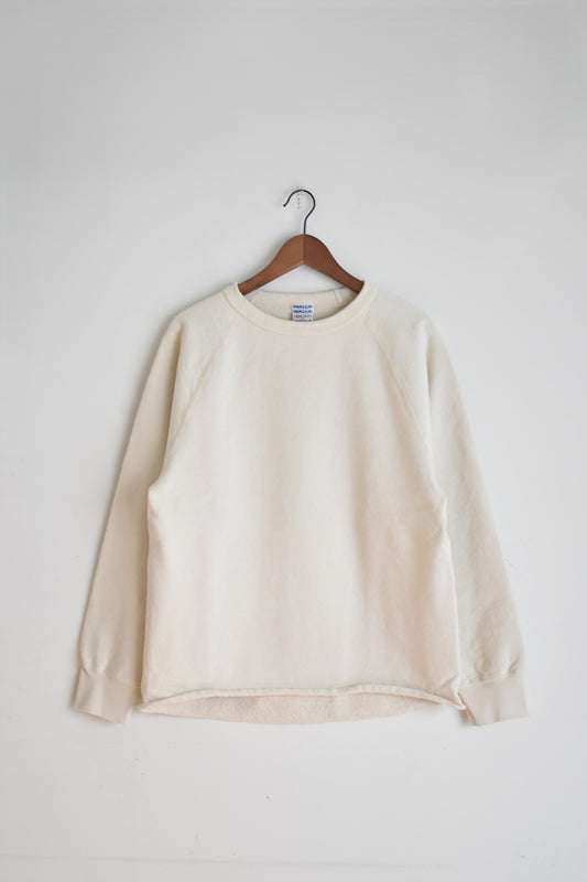 「walla walla sport」13oz crew sweat shirt -heather ivory-