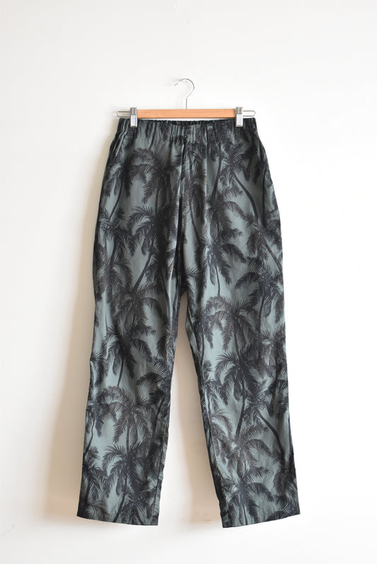 「nasngwam」palm tree pants -olive-