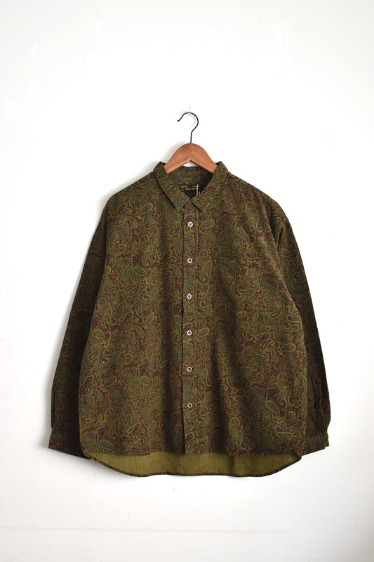 「nasngwam」rage shirts -burgundy-