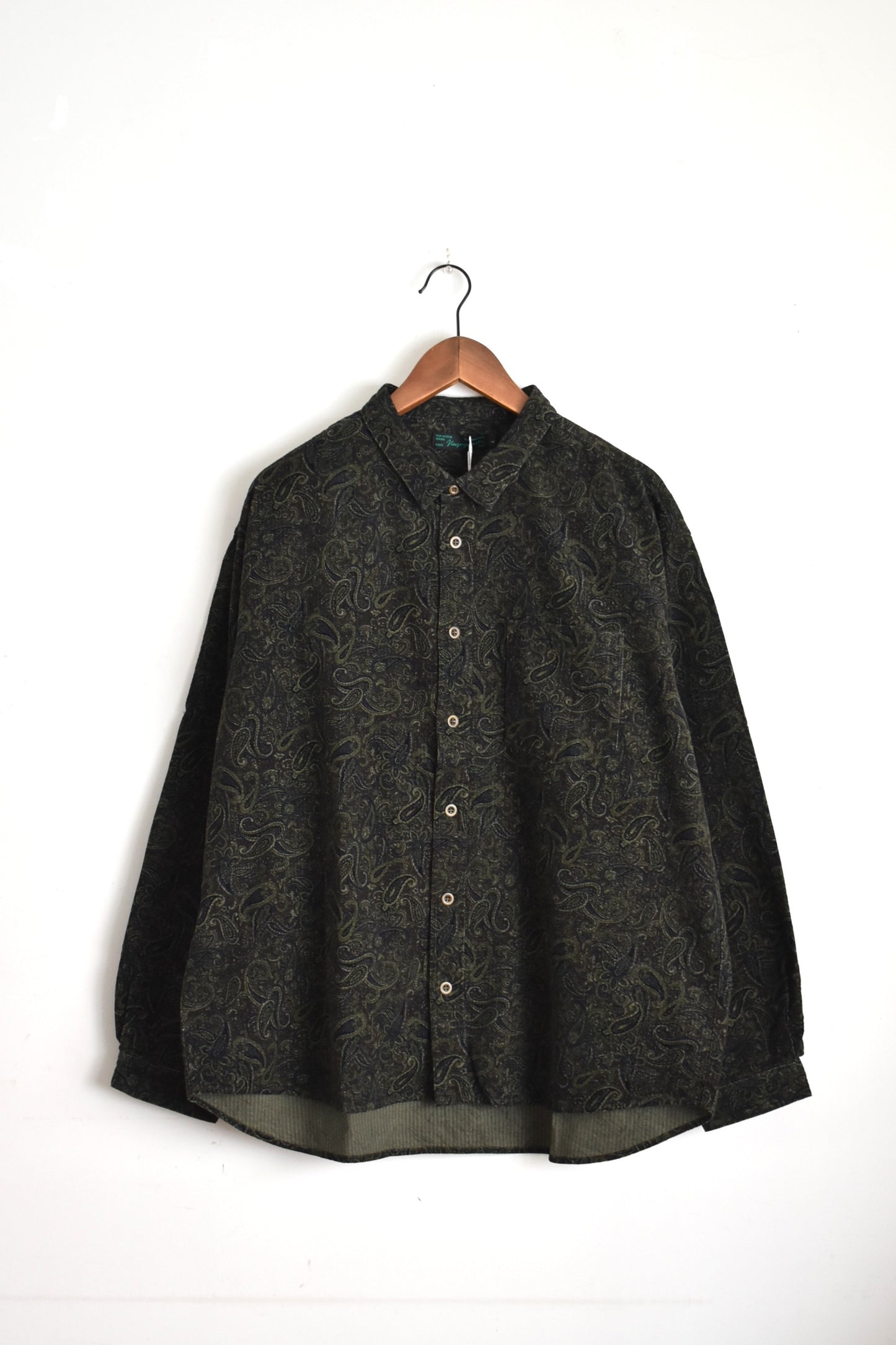 「nasngwam」rage shirts -brown-