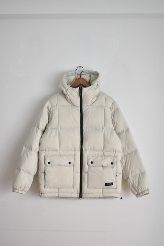 「TAION」mountain packable volume down parka -ice gray-