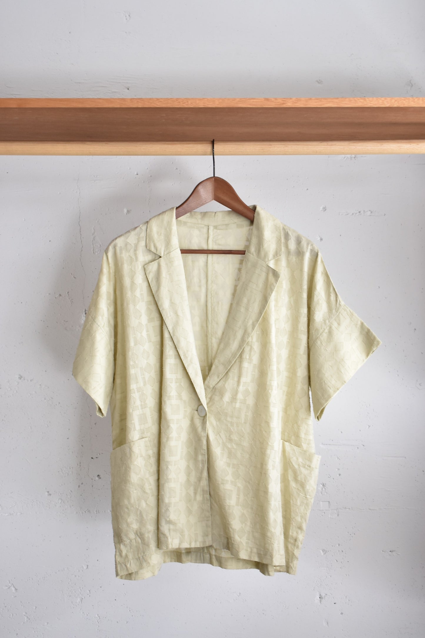 「hunch」cut jacquard s/s jacket